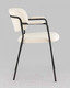 Миниатюра изображения товара Стул Stool Group Кэрол / FDC9005 DC2635-1A white (букле белый/черные ножки)