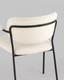 Миниатюра изображения товара Стул Stool Group Кэрол / FDC9005 DC2635-1A white (букле белый/черные ножки)