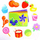 Миниатюра изображения товара Развивающий игровой набор Веселые липучки Изучаем цвета / 9472499