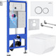 Миниатюра изображения товара Унитаз подвесной с инсталляцией Roxen StounFix Dual Fresh 506177