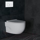 Миниатюра изображения товара Унитаз подвесной с инсталляцией Roxen StounFix Slim 538465