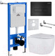 Миниатюра изображения товара Унитаз подвесной с инсталляцией Roxen StounFix Slim 580109