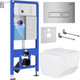 Миниатюра изображения товара Унитаз подвесной с инсталляцией Roxen StounFix Dual Fresh 594218