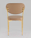 Миниатюра изображения товара Стул Stool Group Барбара New / BARBARA GL X108 (экокожа бежевая/ножки золото)