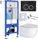 Миниатюра изображения товара Унитаз подвесной с инсталляцией Roxen StounFix Dual Fresh 964295