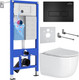 Миниатюра изображения товара Унитаз подвесной с инсталляцией Roxen StounFix Dual Fresh 964498
