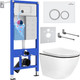 Миниатюра изображения товара Унитаз подвесной с инсталляцией Roxen StounFix Dual Fresh 964631