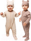 Миниатюра изображения товара Комплект одежды для малышей Amarobaby Nature / AB-OD23-3101N/0312-80 (бежевый/коричневый, р.80)