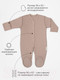 Миниатюра изображения товара Комплект одежды для малышей Amarobaby Nature / AB-OD23-3101N/0312-80 (бежевый/коричневый, р.80)