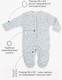 Миниатюра изображения товара Комплект одежды для малышей Amarobaby Nature / AB-OD23-3101N/00-68 (белый/леопард, р.68)