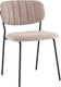 Миниатюра изображения товара Стул Stool Group Кэрол без подлокотников / FDC9003 DC2635-4A grey (букле серый/черные ножки)