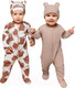 Миниатюра изображения товара Комплект одежды для малышей Amarobaby Nature / AB-OD23-3101N/12-74 (коричневый/мишки, р.74)