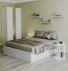 Миниатюра изображения товара Односпальная кровать Mio Tesoro Варма Sang 140 (белый)