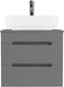 Миниатюра изображения товара Тумба под умывальник Viant Марсель / VMAR57NG-T2YP (графит)