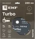Миниатюра изображения товара Отрезной диск алмазный EKF Алмазный Turbo dd-230t