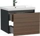 Миниатюра изображения товара Тумба под умывальник Cersanit Grande 60 Como 60 / 64759 (черный орех)