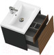 Миниатюра изображения товара Тумба под умывальник Cersanit Grande 60 Como 60 / 64759 (черный орех)