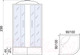 Миниатюра изображения товара Душевая кабина Мономах XL 100/44 С МЗ