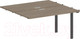 Миниатюра изображения товара Комплект столов модульных Norden 120x123.8x75 / SG.211.OD.63.AN (антрацит/дуб темный)