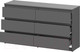 Миниатюра изображения товара Комод Mio Tesoro Денвер с ящиками (графит серый)