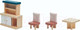 Миниатюра изображения товара Комплект аксессуаров для кукольного домика Plan Toys Набор мебели для столовой / 7354
