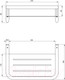 Миниатюра изображения товара Полка для ванной Deante Titanium ADI D551