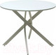 Миниатюра изображения товара Обеденный стол M-City Дарио D100 / 464M05631 (белый стекло/белый)
