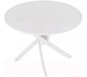 Миниатюра изображения товара Обеденный стол M-City Дарио D100 / 464M05631 (белый стекло/белый)
