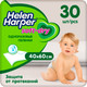 Миниатюра изображения товара Набор пеленок одноразовых детских Helen Harper Soft & Dry 40x60 (30шт)