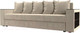 Миниатюра изображения товара Диван Лига Диванов Дубай Лайт полки справа / 114346 (микровельвет бежевый)