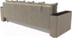 Миниатюра изображения товара Диван Лига Диванов Дубай Лайт полки справа / 114346 (микровельвет бежевый)