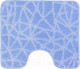 Миниатюра изображения товара Коврик для туалета Shahintex РР 60x50 / 837182 (голубой)