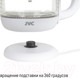 Миниатюра изображения товара Электрочайник JVC JK-KE1510 (белый)