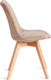 Миниатюра изображения товара Стул Tetchair Tulip Soft (вельвет/дерево, бежевый/натуральный)