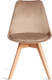 Миниатюра изображения товара Стул Tetchair Tulip Soft (вельвет/дерево, бежевый/натуральный)
