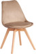 Миниатюра изображения товара Стул Tetchair Tulip Soft (вельвет/дерево, бежевый/натуральный)