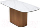 Миниатюра изображения товара Обеденный стол M-City Tampa 180 / 630M05412 (белый мрамор M326/керамика/каркас дуб)