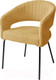 Миниатюра изображения товара Стул M-City Snug / 629M05558 (3018-08 горчичный/шенилл/черный)