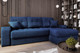 Миниатюра изображения товара Диван угловой Stolline Лас-Вегас 07 правый (синий)