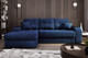 Миниатюра изображения товара Диван угловой Stolline Лас-Вегас 08 левый (синий)