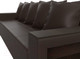 Миниатюра изображения товара Диван Лига Диванов Дубай Лайт полки справа / 114336 (экокожа коричневый)