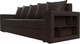 Миниатюра изображения товара Диван Лига Диванов Дубай Лайт полки справа / 114336 (экокожа коричневый)