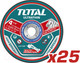 Миниатюра изображения товара Набор отрезных дисков TOTAL TAC11011525 (25шт)