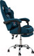 Миниатюра изображения товара Кресло геймерское Calviano Avanti Ultimato с подножкой (Light Blue Fabric)