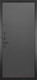 Миниатюра изображения товара Входная дверь ГРАНИТ Пиано 77 графит нубук (96x207, левая)