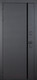 Миниатюра изображения товара Входная дверь ГРАНИТ Пиано 77 графит нубук (96x207, левая)