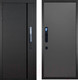 Миниатюра изображения товара Входная дверь ГРАНИТ Пиано Смарт 77 графит нубук (86x205, левая)
