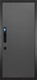 Миниатюра изображения товара Входная дверь ГРАНИТ Пиано Смарт 77 графит нубук (86x205, левая)
