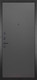Миниатюра изображения товара Входная дверь ГРАНИТ Шторм 77 графит нубук (86x205, левая)