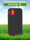 Миниатюра изображения товара Чехол-накладка Case Recycle для iPhone 12 (черный матовый)